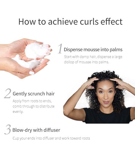 Wholesale Best Foam for Curly Hair Prevent Frizz 150ml.