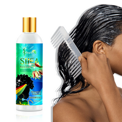 wholesale Customized Natural Nourish Scalp Smooth Styles Shea Butter Curl Hair Care Shampoo and Conditioner