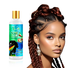 wholesale Customized Natural Nourish Scalp Smooth Styles Shea Butter Curl Hair Care Shampoo and Conditioner