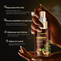 2 in 1 Anti-Hair Loss Growth Serum For women Treatment Delicate Daily Cleansing