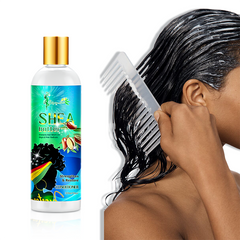 wholesale Customized Natural Nourish Scalp Smooth Styles Shea Butter Curl Hair Care Shampoo and Conditioner