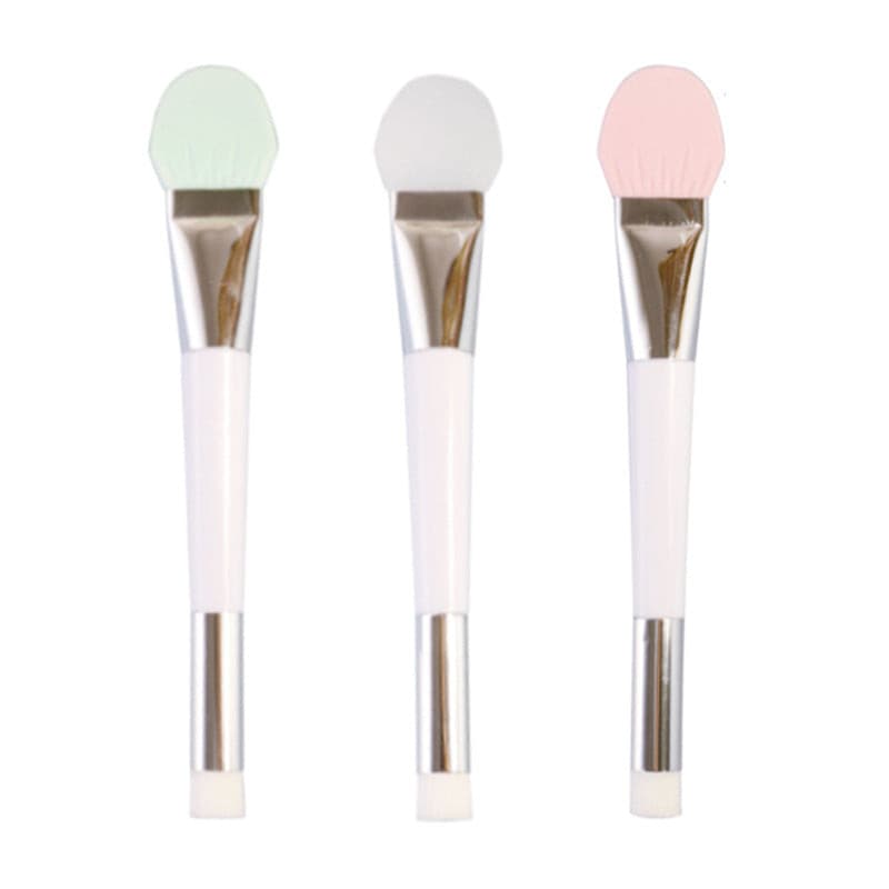 Wholesale Mask Brush Double Head Silicone Brush Soft Hair Blackhead Cleaning Tool.