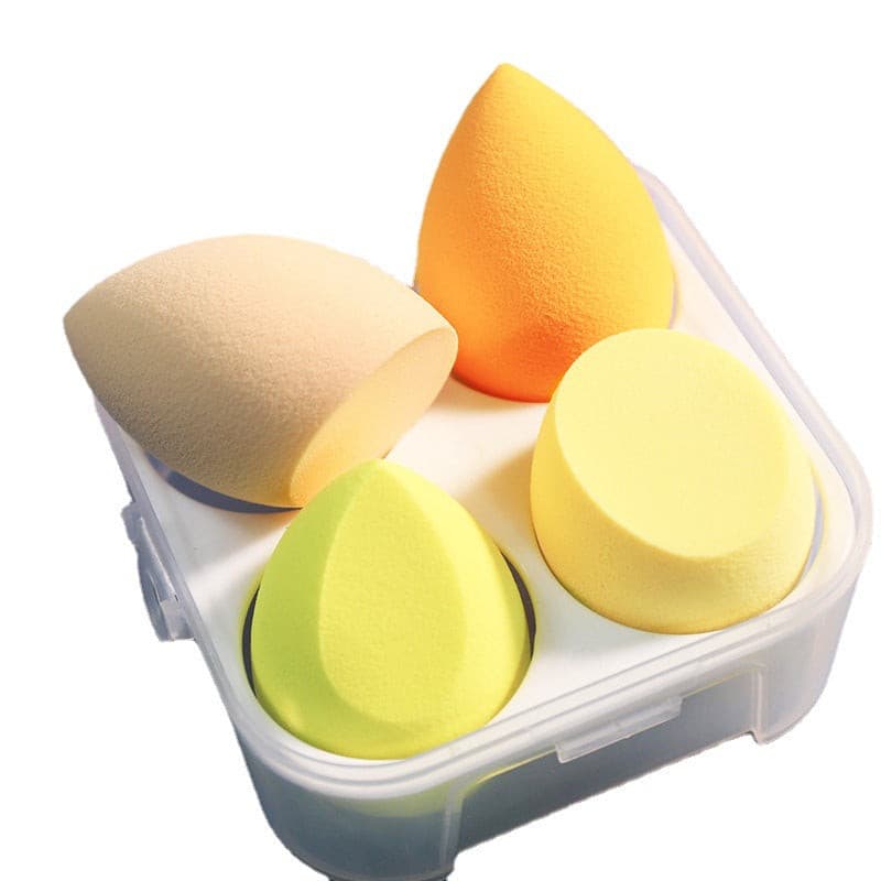 Wholesale Makeup Egg Skin-friendly Puff Sponge Makeup Egg Dry & Wet Box.