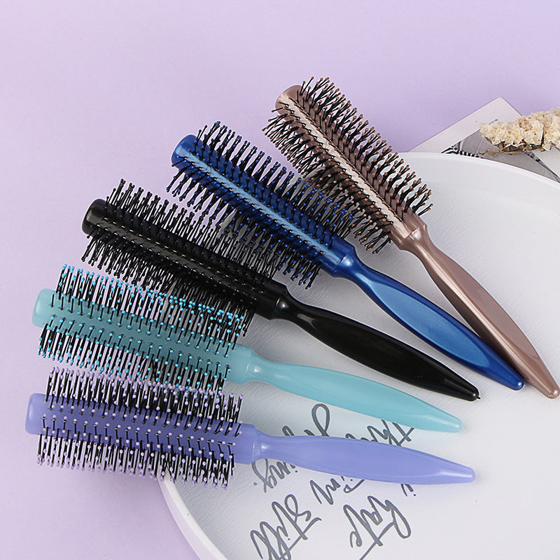 Wholesale Round Rolling Comb Curling Comb for Wax, Clay, Beard Cream, Pomade.