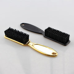 Wholesale Neck Dust Brush Gold Plated Broken Hair Brush Hair Salon Hair Finishing Brush.