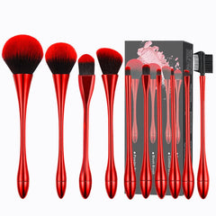 Wholesale Makeup Brushes 10 Red Beauty Creation Brushes.