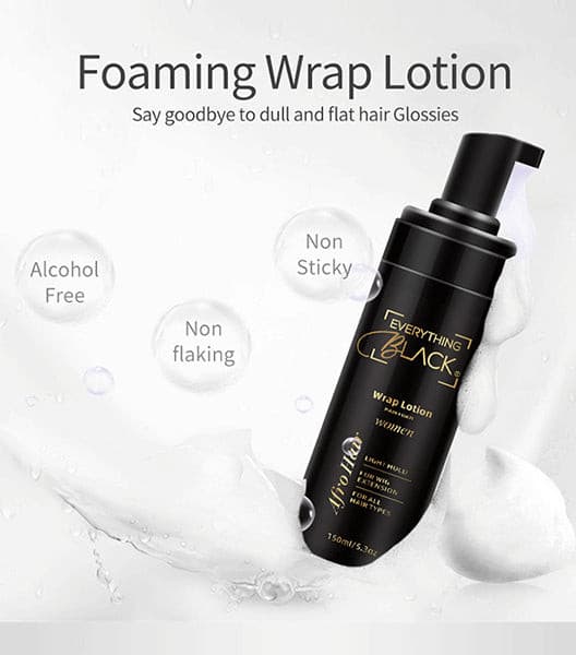 Wholesale Wrap Lotion for Hair Non Sticky Foam 150ml.