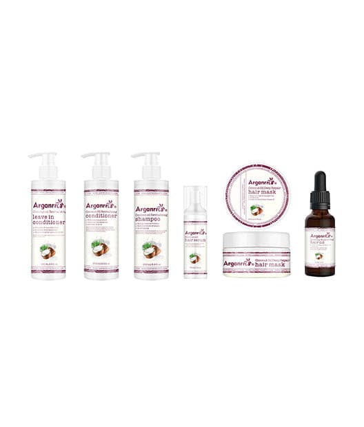 Wholesale Private label Coconut Hair Products Care Set
