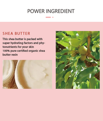 Wholesale Organic Shea Butter Body Cream Moisturizing Smooth Wrinkles