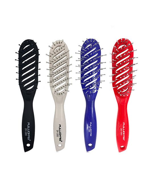Wholesale Small Curved Comb Curved Hair Comb Rib Wide Tooth Comb Four Colors.