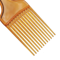 Wholesale Oil Head Fork Comb Men's Style Retro Big Back Head Big Teeth Picking Comb.